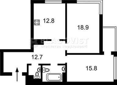 2-комнатная квартира по адресу ул. Кудряшова (площадь 69,8 м²) - Atlanta.ua - imageAlt 36