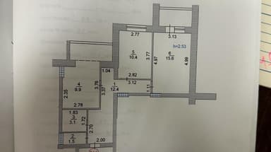 2-кімнатна квартира за адресою вул. Шума Віталія (площа 60,9 м²) - Atlanta.ua - фото 13