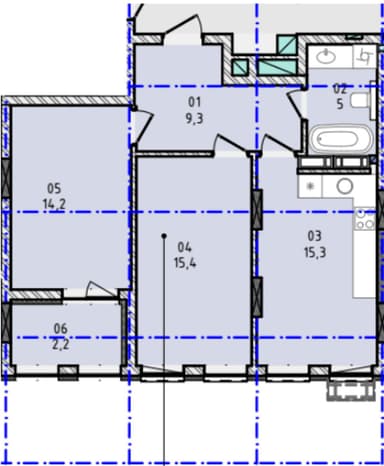 2-комнатная квартира по адресу ул. Капушанская (площадь 61,4 м²) - Atlanta.ua - imageAlt 9
