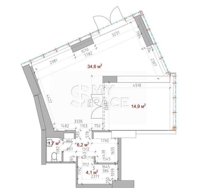 Коммерческая недвижимость по адресу ул. Бойчука Михаила (площадь 61,5 м²) - Atlanta.ua - imageAlt 30