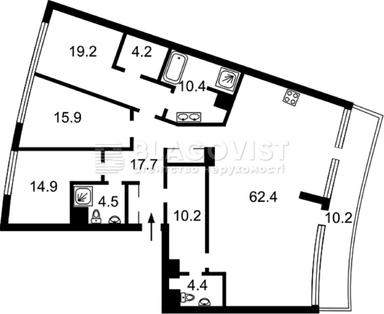 Комерційна нерухомість за адресою вул. Івасюка Володимира пр-т (площа 160 м²) - Atlanta.ua - фото 12
