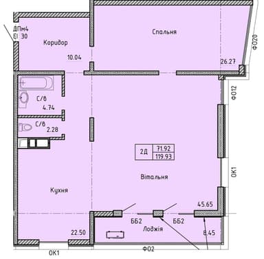 3-комнатная квартира по адресу Французский бул. (площадь 119 м²) - Atlanta.ua - imageAlt 8