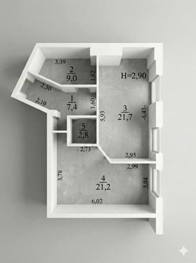 1-комнатная квартира по адресу ул. Университетская (площадь 61 м²) - Atlanta.ua - imageAlt 26