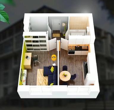 1-комнатная квартира по адресу пер. Энергетиков (площадь 36,3 м²) - Atlanta.ua - фото 19