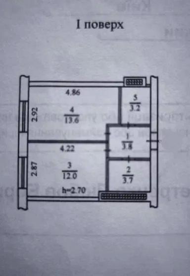 1-комнатная квартира по адресу пер. Энергетиков (площадь 36,3 м²) - Atlanta.ua - фото 20