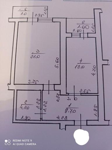 1-комнатная квартира по адресу (площадь 48 м²) - Atlanta.ua - фото 18
