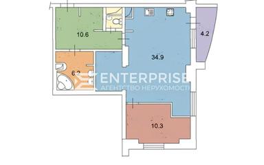 2-комнатная квартира по адресу ул. Покотило (площадь 64,9 м²) - Atlanta.ua - фото 60