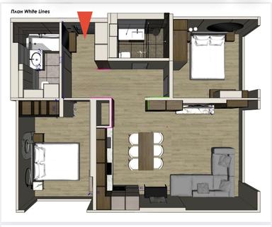 3-кімнатна квартира за адресою (площа 74 м²) - Atlanta.ua - фото 50