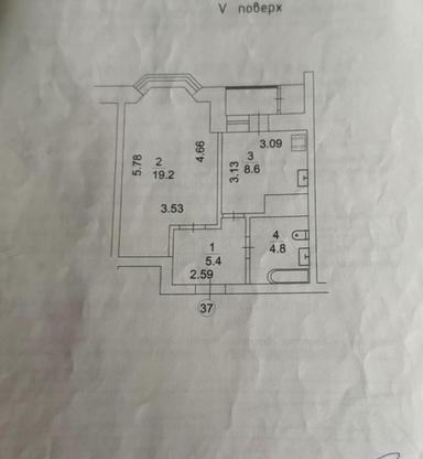 1-комнатная квартира по адресу (площадь 42 м²) - Atlanta.ua - фото 24