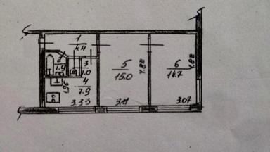 2-кімнатна квартира за адресою (площа 45 м²) - Atlanta.ua - фото 18