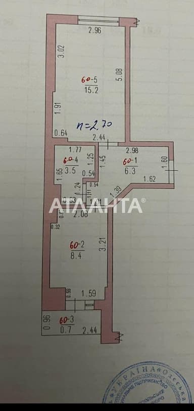 1-room apartment apartment by the address st. Prosp Goloseevskiy (area 34 m²) - Atlanta.ua - фото 14