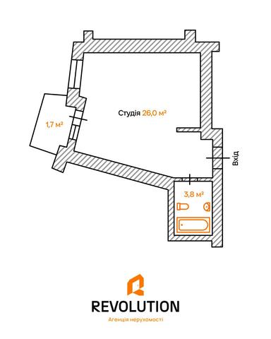 1-room apartment apartment by the address st. Prospekt Geroev Nebesnoy Sotni (area 31,5 m²) - Atlanta.ua - photo 24