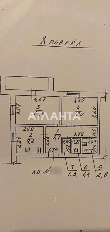 2-кімнатна квартира за адресою Небесної сотні пр. (площа 52 м²) - Atlanta.ua - фото 28