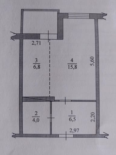 1-комнатная квартира по адресу ул. Студенческая (площадь 37,2 м²) - imageAlt 10 1-комнатная квартира по адресу ул. Студенческая (площадь 37,2 м²) - Atlanta.ua - imageAlt 10