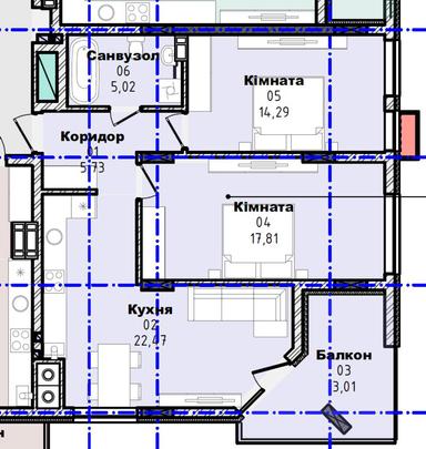 2-комнатная квартира по адресу Липовая Аллея ул. (площадь 68,3 м²) - Atlanta.ua - фото 9
