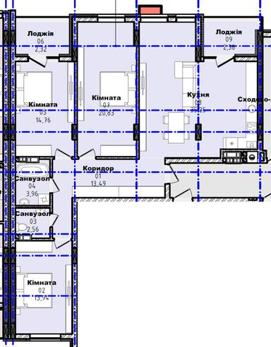 3-rooms apartment apartment by the address st. Glentsa Fritsa (area 109,5 m²) - Atlanta.ua - photo 9