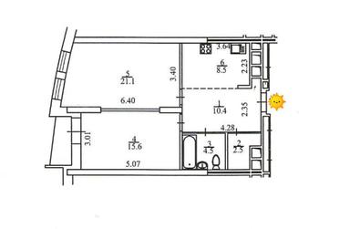 2-комнатная квартира по адресу ул. Евгения Коновальца (площадь 64,1 м²) - Atlanta.ua - фото 52