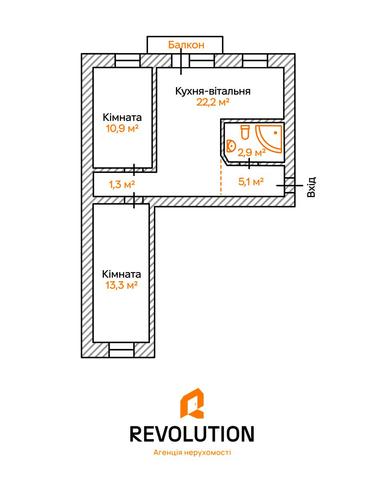 2-rooms apartment apartment by the address st. Prosp Otradnyy (area 57,7 m²) - Atlanta.ua - photo 30