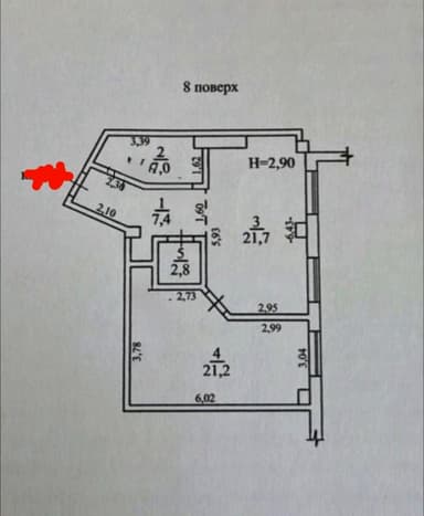 1-комнатная квартира по адресу ул. Университетская (площадь 61 м²) - Atlanta.ua - imageAlt 40