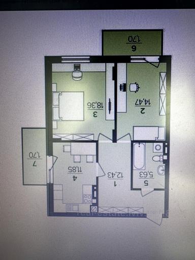 2-комнатная квартира по адресу ул. Свободы (площадь 66 м²) - Atlanta.ua - фото 26