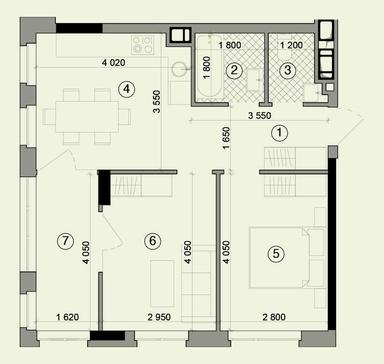 2-кімнатна квартира за адресою вул. Під Голоском (площа 55 м²) - Atlanta.ua - фото 15