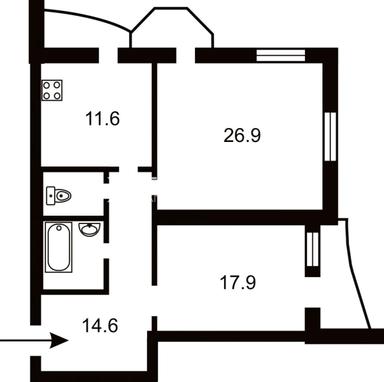 2-комнатная квартира по адресу ул. Олевская (площадь 81,2 м²) - Atlanta.ua - фото 31