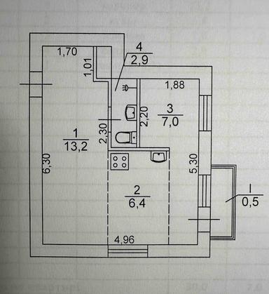 1-room apartment apartment by the address st. Ul Osennyaya (area 30 m²) - Atlanta.ua - photo 30