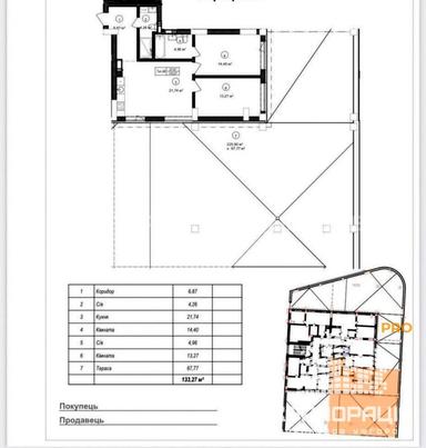 2-кімнатна квартира за адресою вул. Корятовича Федора (площа 133,3 м²) - Atlanta.ua - фото 9
