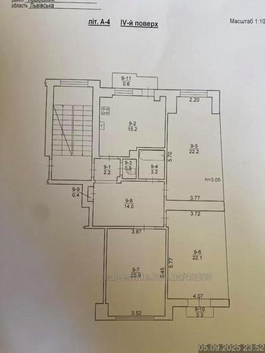 3-комнатная квартира по адресу ул. Гмыри Бориса (площадь 105 м²) - Atlanta.ua - фото 13