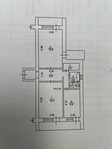 2-rooms apartment apartment by the address st. Bulv Verkhovnogo Soveta (area 70 m²) - Atlanta.ua - photo 17