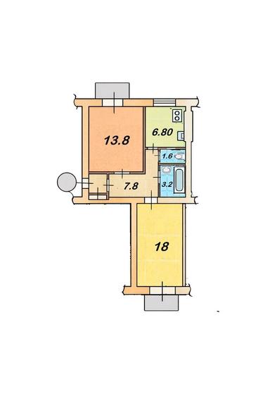 2-комнатная квартира по адресу (площадь 52,8 м²) - Atlanta.ua - фото 36