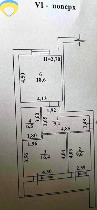 2-кімнатна квартира за адресою вул. Сахарова (площа 69 м²) - Atlanta.ua - фото 14