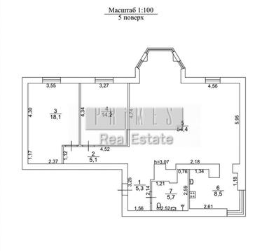 3-комнатная квартира по адресу пл. Арсенальная (площадь 116 м²) - Atlanta.ua - фото 36