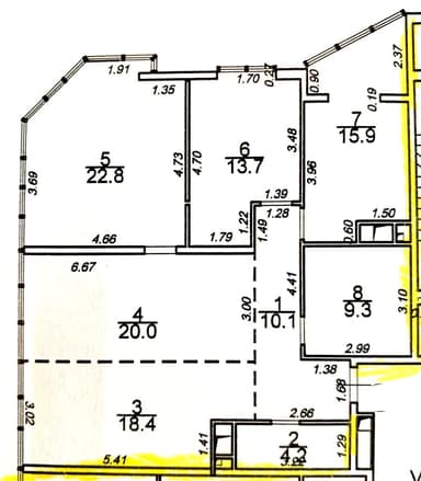 3-комнатная квартира по адресу Итальянский бульвар (площадь 114,4 м²) - Atlanta.ua - фото 13