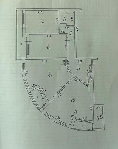 3-кімнатна квартира за адресою (площа 125 м²) - Atlanta.ua - фото 22
