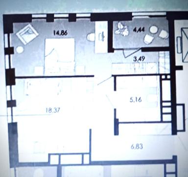 1-room apartment apartment by the address st. Sadova (area 53,1 m²) - Atlanta.ua - photo 15