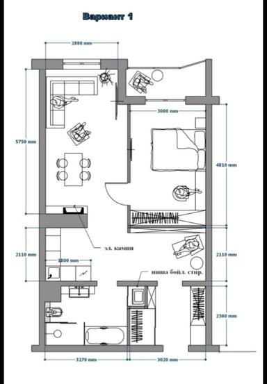 1-room apartment apartment by the address st. Shevchenko pr (area 65 m²) - Atlanta.ua - photo 23