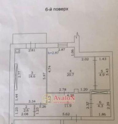 1-room apartment apartment by the address st. Sofievskaya (area 64,2 m²) - Atlanta.ua - photo 28