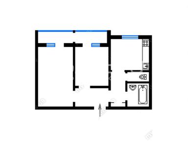 2-rooms apartment apartment by the address st. Grodnenskaya (area 53,5 m²) - Atlanta.ua - photo 26