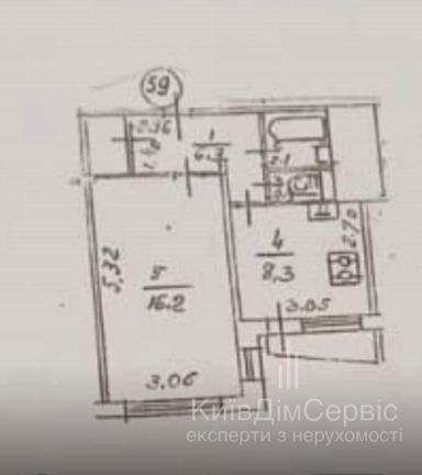 1-комнатная квартира по адресу ул. Гродненская (площадь 36 м²) - Atlanta.ua - фото 34