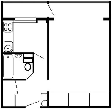 1-комнатная квартира по адресу бульвар Дружбы Народов (площадь 35 м²) - Atlanta.ua - фото 17