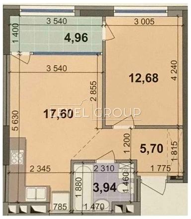 1-кімнатна квартира за адресою наб. Дніпровська (площа 45 м²) - Atlanta.ua - фото 16