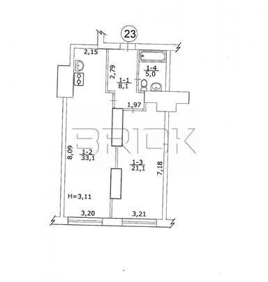Комерційна нерухомість за адресою вул. Васильківська (площа 67,3 м²) - Atlanta.ua - фото 22