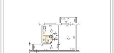 1-room apartment apartment by the address st. Ul Privokzalnaya (area 33 m²) - Atlanta.ua - photo 19