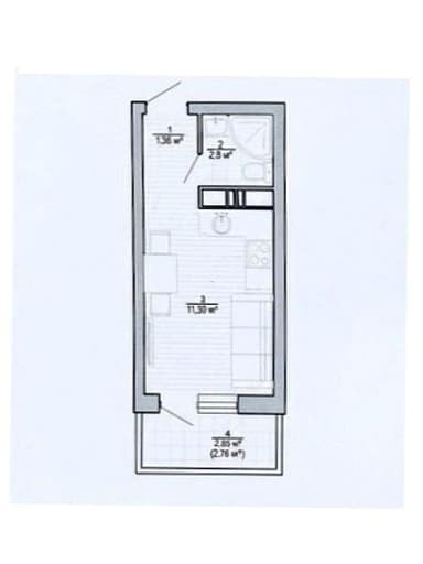 1-комнатная квартира по адресу ул. Ковалевского (площадь 19 м²) - Atlanta.ua - imageAlt 14