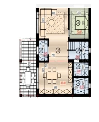 4+-rooms apartment apartment by the address (area 144 m²) - Atlanta.ua - фото 33