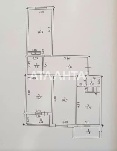 3-комнатная квартира по адресу ул. Головковская (площадь 96 м²) - Atlanta.ua - imageAlt 18