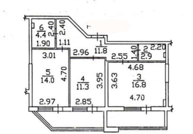 2-комнатная квартира по адресу ул. Спортивная (площадь 72 м²) - Atlanta.ua - фото 16