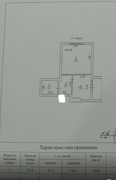 1-room apartment apartment by the address (area 32,4 m²) - Atlanta.ua - фото 20