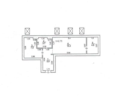 1-комнатная квартира по адресу ул. Трамвайная (площадь 37 м²) - Atlanta.ua - imageAlt 22